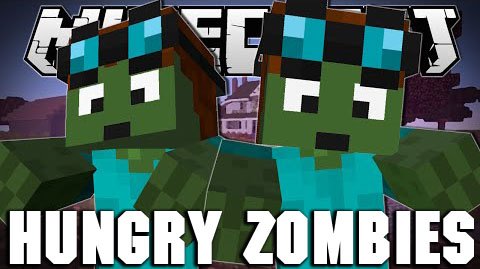 Мод Hungry Zombie для Minecraft 1.7.10