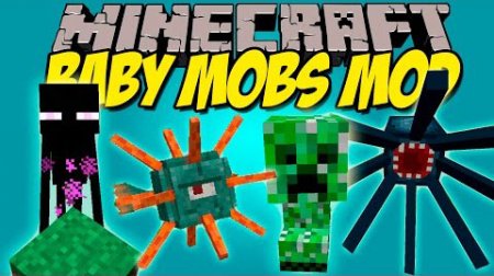 Мод Baby Mobs для Minecraft 1.8.8