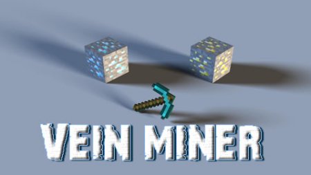 Мод Vein Miner для Minecraft 1.8.8
