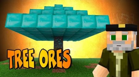 Мод TreeOres для Minecraft 1.8.9