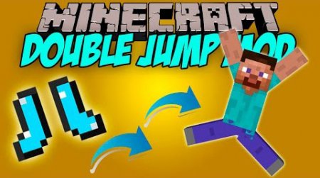 Мод Double Jump для Minecraft 1.9