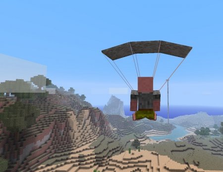 Мод Parachute для Minecraft 1.9