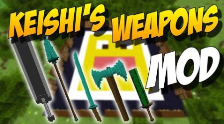 Мод Kaishi’s Weapon Pack для Minecraft 1.9.4