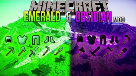 Мод Emerald & Obsidian для Minecraft 1.10.2