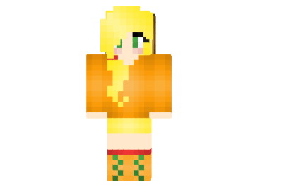  Apple Jack Girl Skin  Minecraft