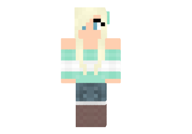  Blonde Girl Skin  Minecraft