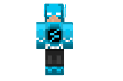  Blue Lantern Flash Skin  Minecraft