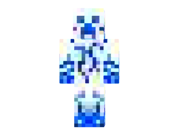  Blue Mist Creeper Skin  Minecraft