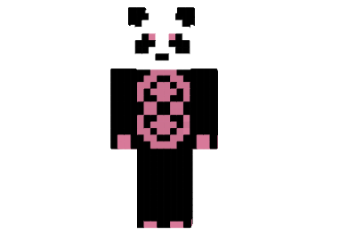  Breast Cancer Awareness Panda Skin  Minecraft