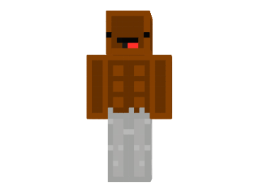  Chocolate Man Skin  Minecraft