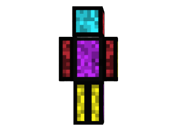  Colorfull Man Skin  Minecraft