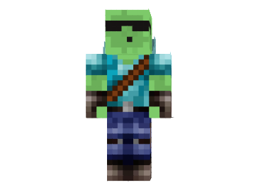  Cool Slime Steve Skin  Minecraft