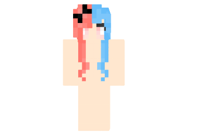  Cotton Candy Hair Skin  Minecraft