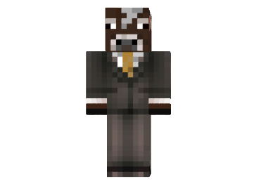  Cow In Tux Skin  Minecraft