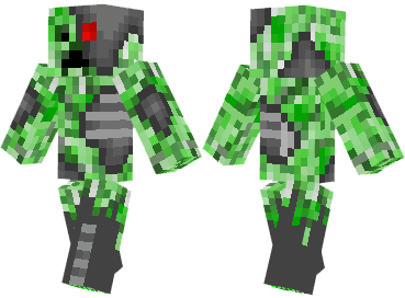  Creeper Cyborg Skin  Minecraft