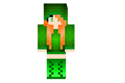  Creeper Hoodie Skin  Minecraft