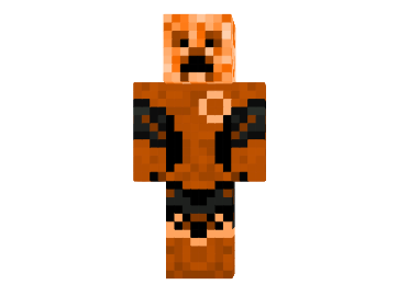  Creepy Orange Lantern Skin