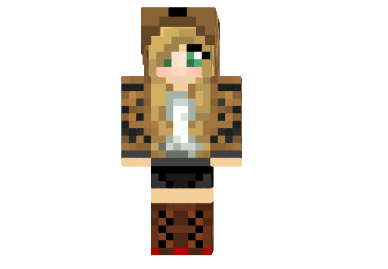  Cute Animal Girl Skin  Minecraft