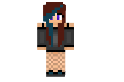  Cute Brunette By Buggle Skin  Minecraft