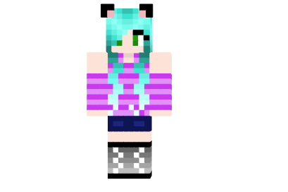  Cute Cat Girl Skin  Minecraft