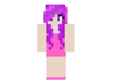  Cute Girl In Dress Skin  Minecraft