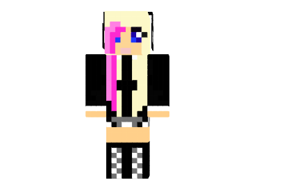  Cute Girl in Headphones Original Skin  Minecraft