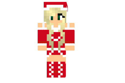  Cutie Santa Girl Skin