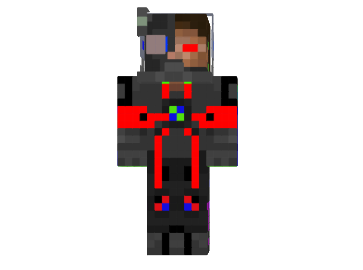  Cyborg Herobrine Skin