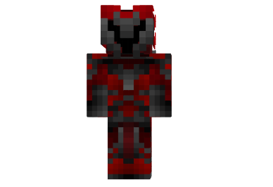  Daedric Armor Red Skin  Minecraft