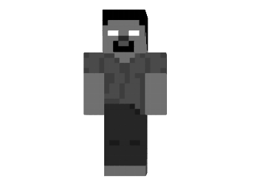  Dark Herobrine Skin  Minecraft