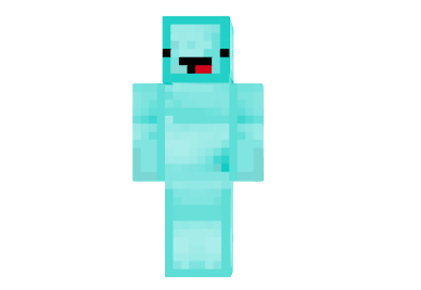  Derpy Diamond Block Man Skin  Minecraft