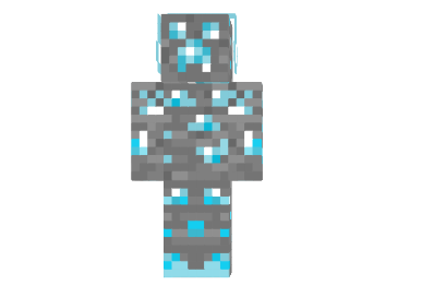  Diamond Ore Creeper Skin  Minecraft