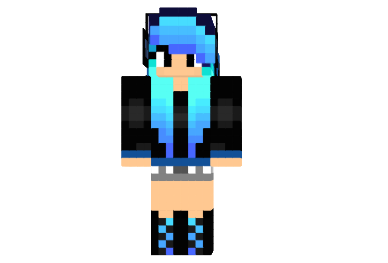  DJ Girl Skin  Minecraft