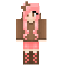 Скачать Domo Girl Skin для Minecraft