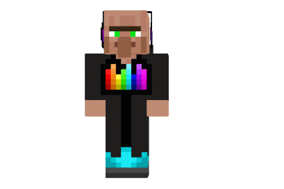  Dubstep Villager Skin  Minecraft