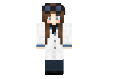  Female Scientist Skin  Minecraft