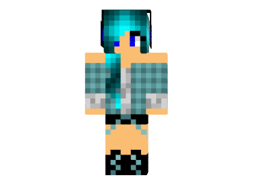  Finished Cool Hair Girl Skin  Minecraft