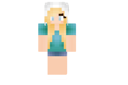  Fionna from Adventure Time Skin  Minecraft