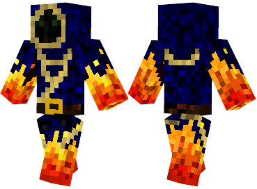  FireDarkNinja’s Fire Mage Skin  Minecraft