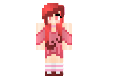  Flamingo Girl Skin  Minecraft