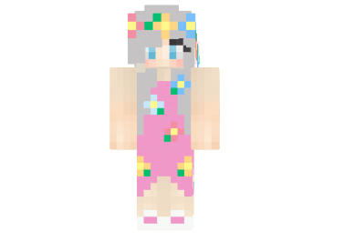  Flower Girl Skin  Minecraft