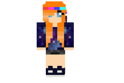  Galaxy Girl Skin  Minecraft