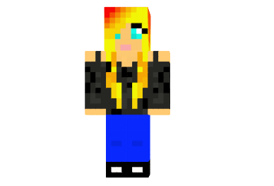  Girl On Fire Request Skin  Minecraft