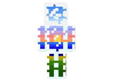  Glass Skin 3D Skin  Minecraft