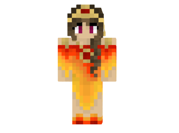  Goddess Of Fire Skin  Minecraft