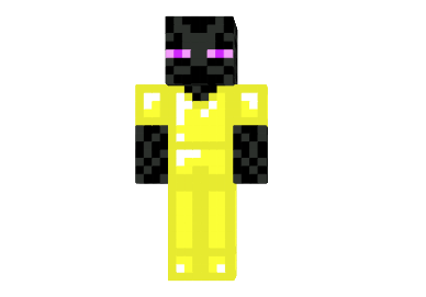  Gold Armored Enderman Skin  Minecraft