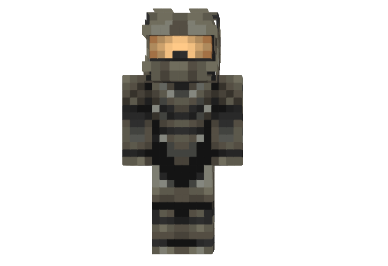  Gray Soldier Halo Skin  Minecraft