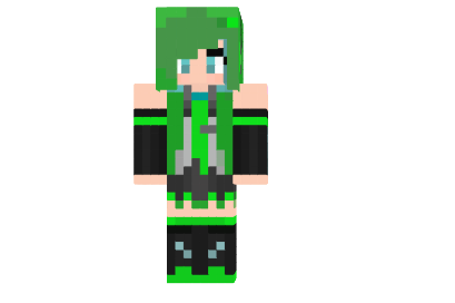  Green Hatsune Miku Skin