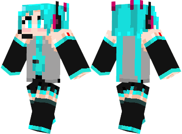  Hatsune Miku Skin  Minecraft