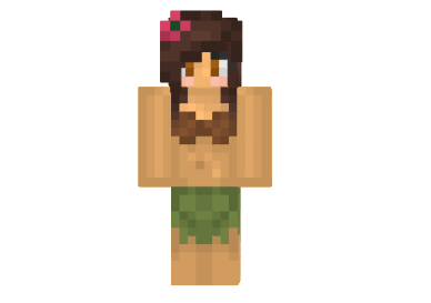  Hawaiian Hula Girl Skin  Minecraft